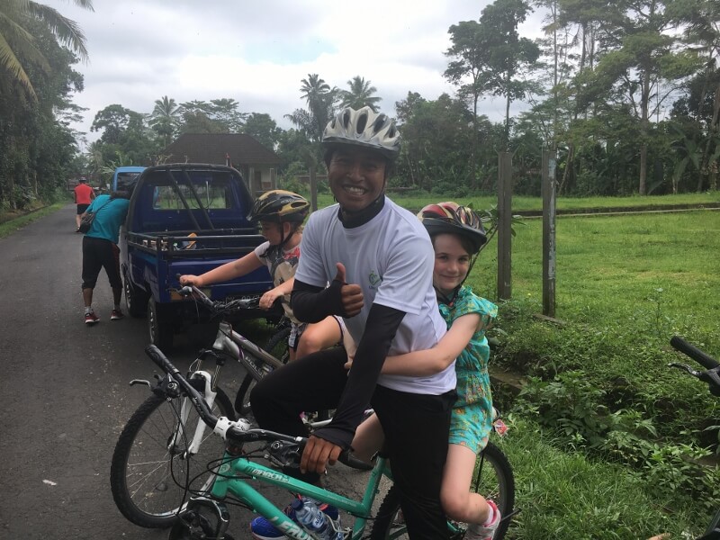 Fun on Bali bike tours